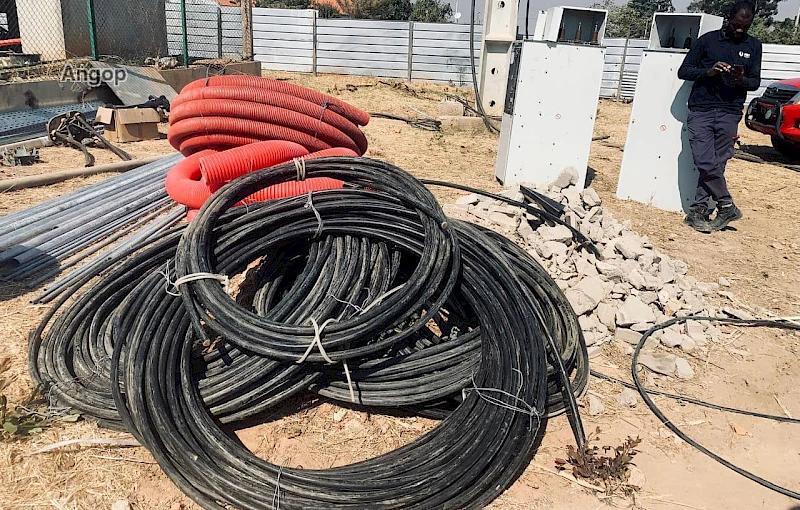 Cabos eléctricos encontrados na Huíla