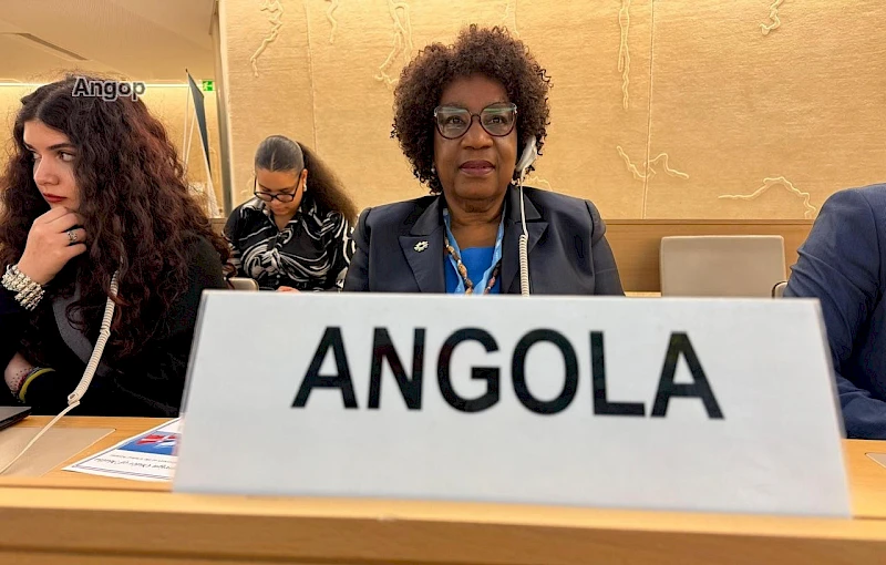 Embaixadora Margarida Izata, representante permanente de Angola junto dos Escritórios da ONU em Genebrag