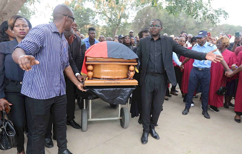 Funeral do jornalista Ismael Mateus