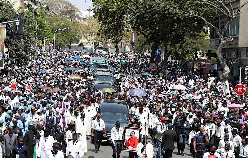 Cortejo fúnebre de Dom Nascimeno Alexandre