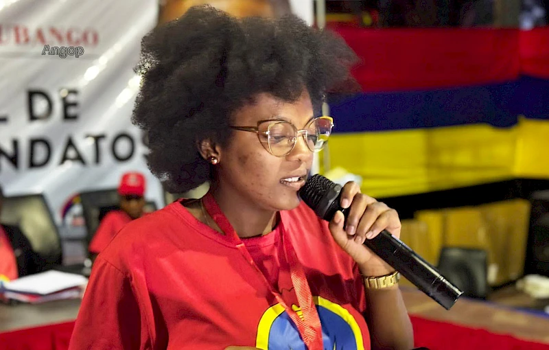 Lérias Biwango, eleita primeira secretária da JMPLA no Cuando Cubango