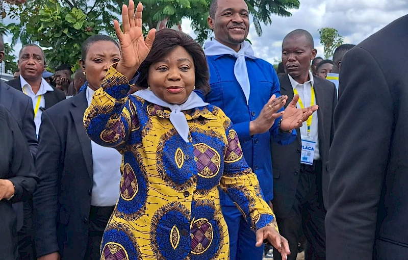 Chegada da Vice-Presidente da República, Esperança da Costa à província do Moxico Leste