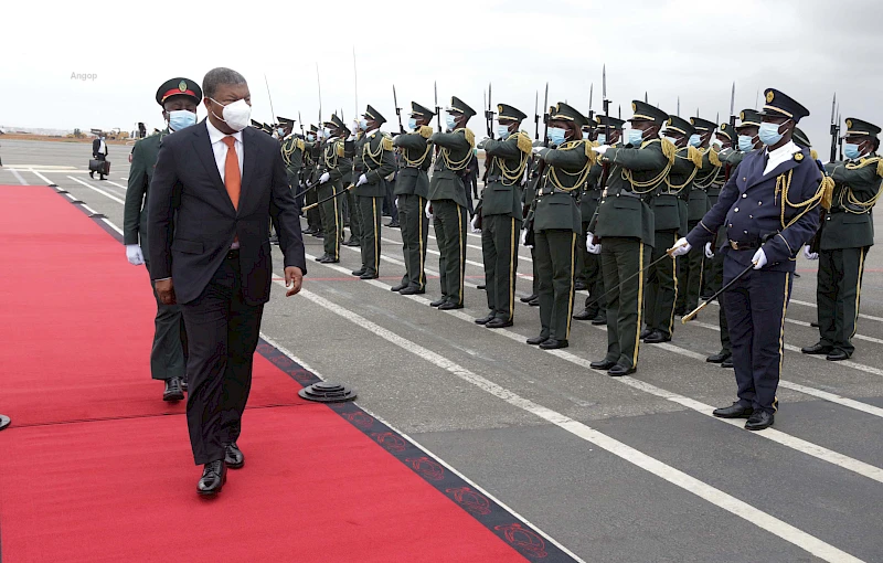 President of Republic João Lourenço back home